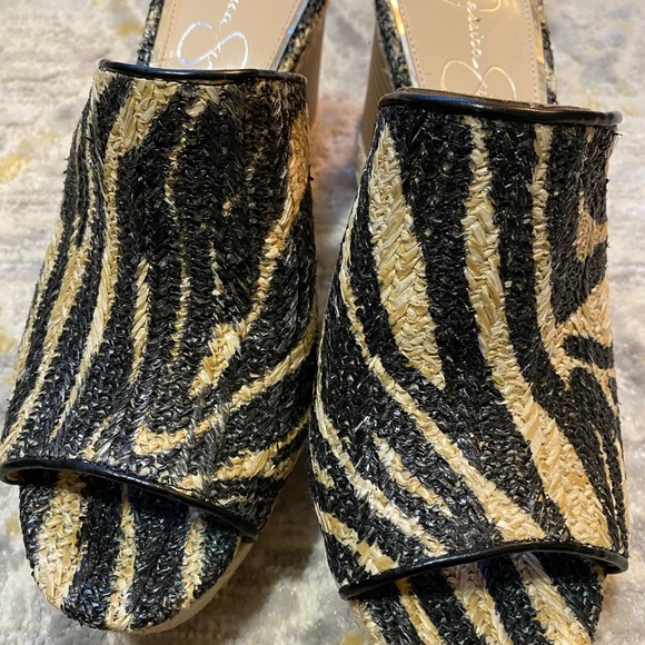 NWOT Jessica Simpson Womens Monrah Wedge Sandals - Picture 3 of 8